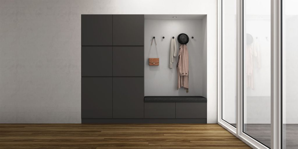 Mano dark grey Hallway cushion grey EW0002 330