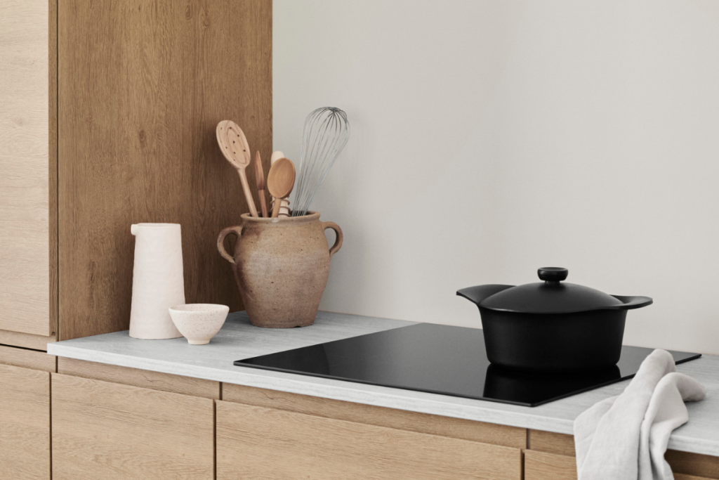 Small Space Kitchen Light Toned Material