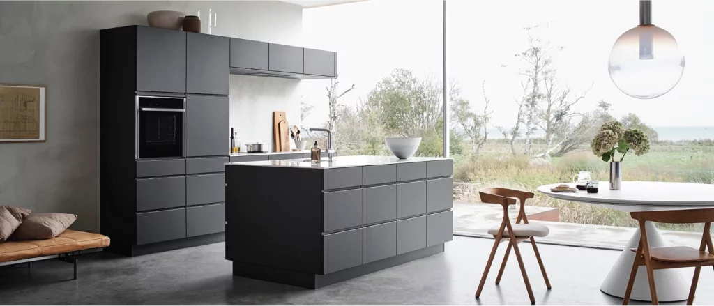 Kvik Mano Dark Grey kitchen 01