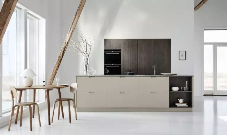 Evento hero arizona beige corisa Touch darkoak kitchen kvik