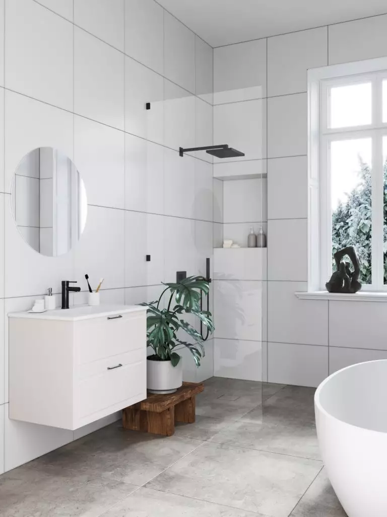 Pavia white bath 3D kvik CG BS12253 2