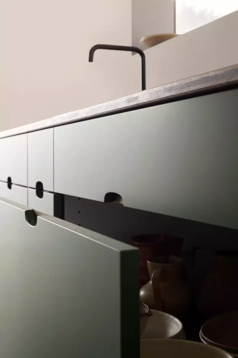 Ombra kitchen green detail 5